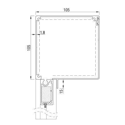 Kast 105 recht - SE Universal