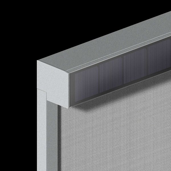 Solarbreaker screen buitenzonwering, ZIP PRO SOLAR